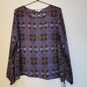 Multicolor Counterparts Blouse Top Size M